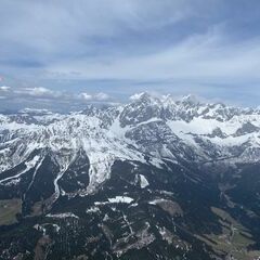 Flugwegposition um 12:25:10: Aufgenommen in der Nähe von Gemeinde Filzmoos, 5532, Österreich in 2383 Meter
